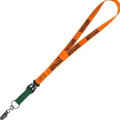 Mix and Match Smooth Nylon Lanyard - 3/4 inch - 38 inches - Metal Bulldog Clip