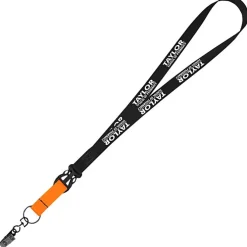 Mix and Match Smooth Nylon Lanyard - 3/4 inch - 38 inches - Metal Bulldog Clip