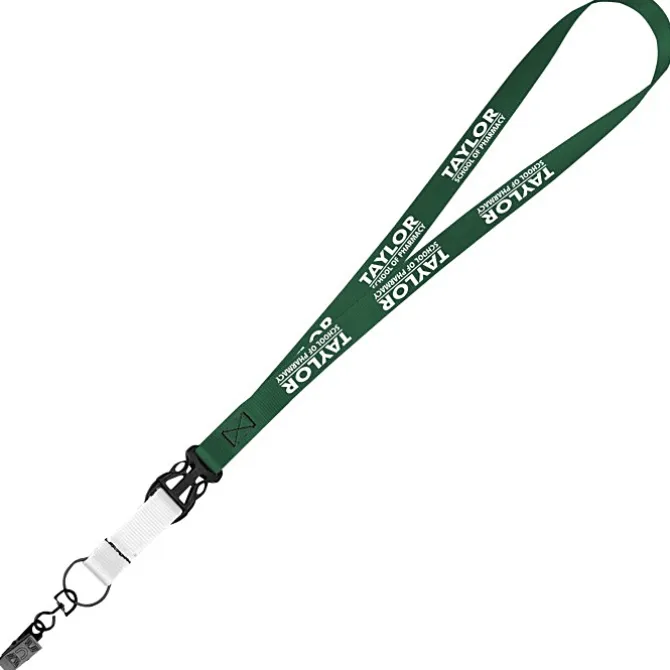 Mix and Match Smooth Nylon Lanyard - 3/4 inch - 38 inches - Metal Bulldog Clip