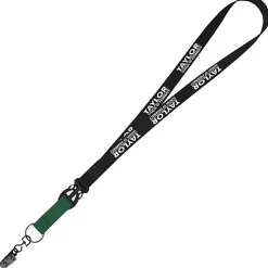 Mix and Match Smooth Nylon Lanyard - 3/4 inch - 38 inches - Metal Bulldog Clip