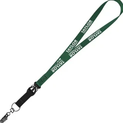 Mix and Match Smooth Nylon Lanyard - 3/4 inch - 38 inches - Metal Bulldog Clip