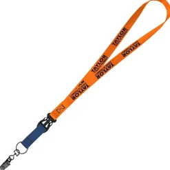 Mix and Match Smooth Nylon Lanyard - 3/4 inch - 38 inches - Metal Bulldog Clip