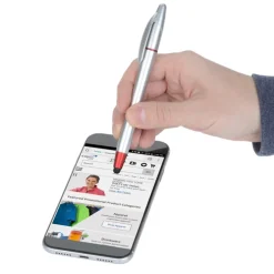 Modi Stylus Twist Pen / Highlighter - Silver