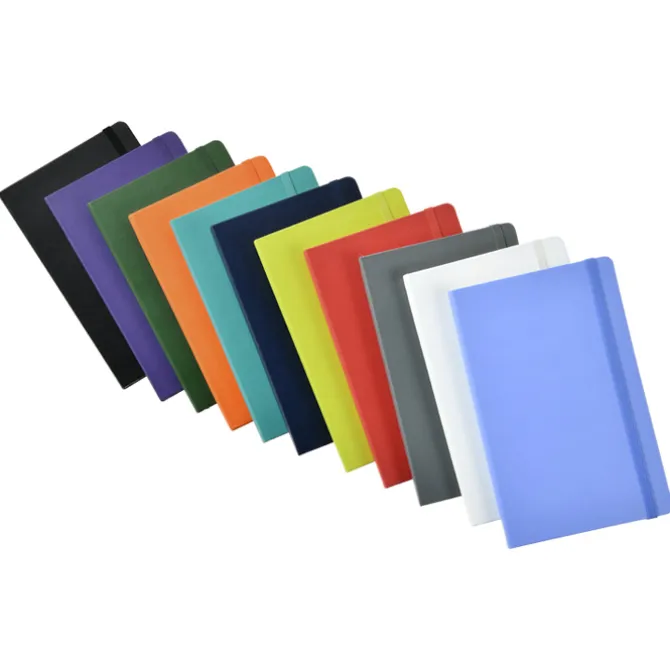 Moleskine Hard Cover Notebook - 8 1/4 inches x 5 inches - Ruled - Foil Stamp
