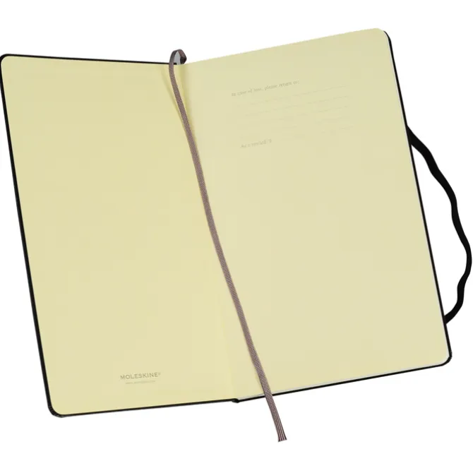 Moleskine Hard Cover Notebook - 8 1/4 inches x 5 inches - Blank