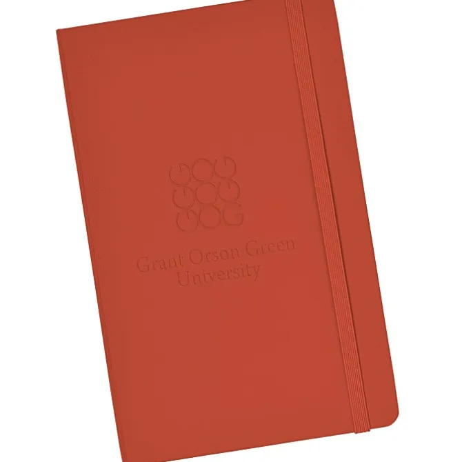 Moleskine Hard Cover Notebook - 8 1/4 inches x 5 inches - Ruled - 24 hr