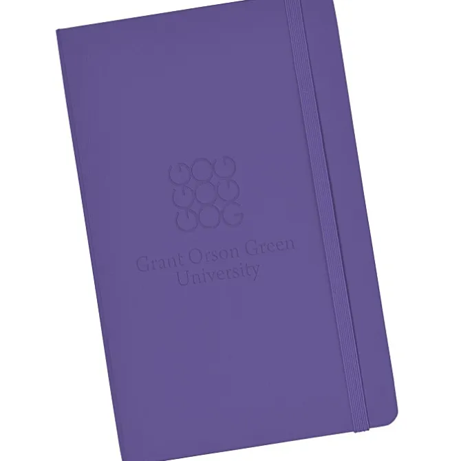 Moleskine Hard Cover Notebook - 8 1/4 inches x 5 inches - Ruled - 24 hr