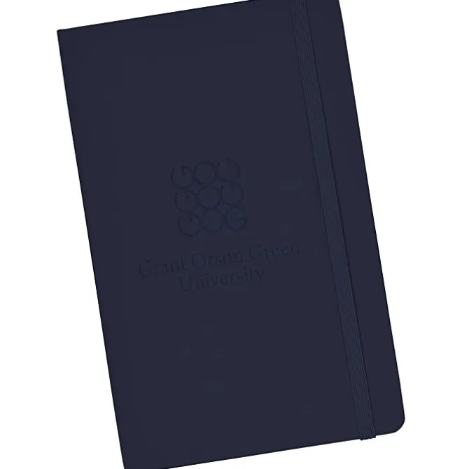 Moleskine Hard Cover Notebook - 8 1/4 inches x 5 inches - Ruled - 24 hr