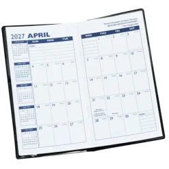 Monthly Pocket Planner with Pen - Opaque