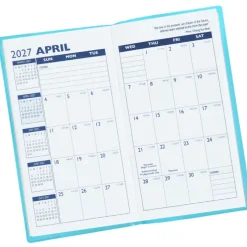 Monthly Pocket Planner with Pen - Translucent