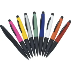 Munro Soft Touch Stylus Twist Metal Pen - 24 hr