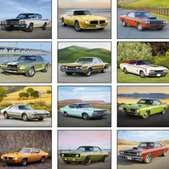 Muscle Cars Calendar - Spiral
