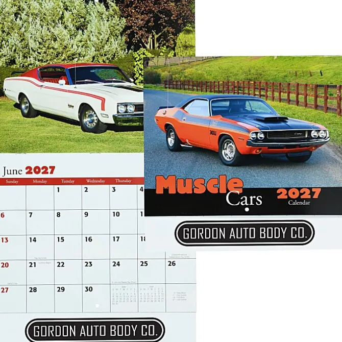 Muscle Cars Calendar - Stapled