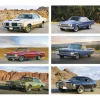 Muscle Cars Calendar with 2-Month View