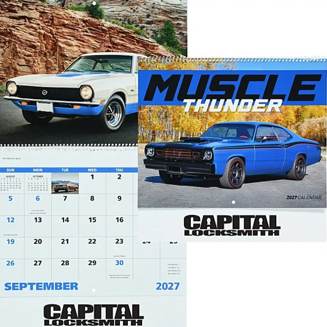 Muscle Thunder Calendar - Spiral