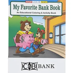 My Favorite Bank Coloring Book