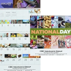 National Day Wall Calendar - Spiral