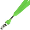 Neon Lanyard - 5/8 inches - Metal Bulldog Clip