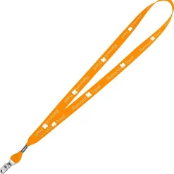 Neon Lanyard - 5/8 inches - Metal Bulldog Clip