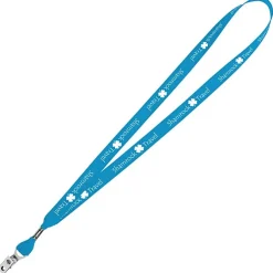 Neon Lanyard - 5/8 inches - Metal Bulldog Clip