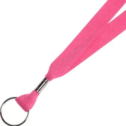 Neon Lanyard - 5/8 inches - Metal Split Key Ring