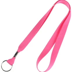 Neon Lanyard - 5/8 inches - Metal Split Key Ring