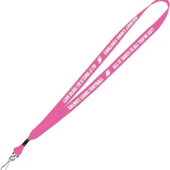 Neon Lanyard - 5/8 inches - Metal Swivel J Hook