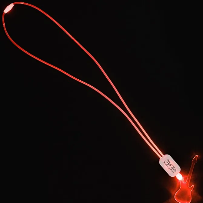Neon LED Necklace - Guitar