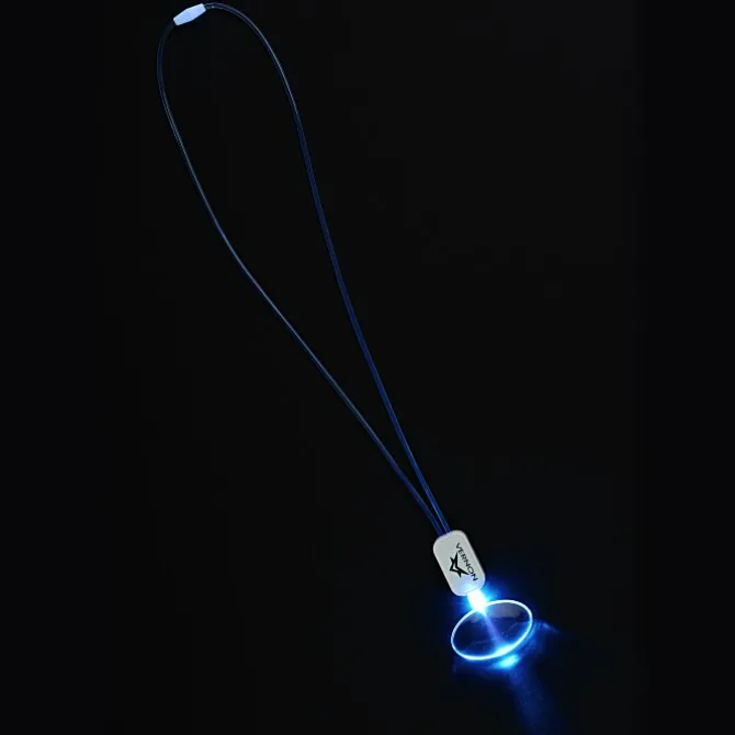 Neon LED Necklace - Oval
