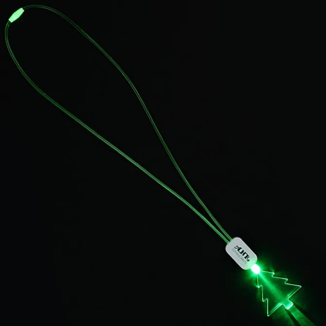 Neon LED Necklace - Pine Tree
