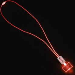 Neon LED Necklace - Rectangle