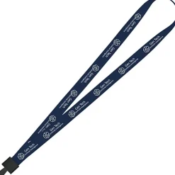 Non-Swivel Polyester Lanyard - 3/4 inch - 32 inches