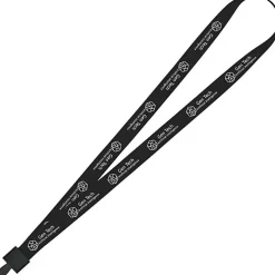Non-Swivel Polyester Lanyard - 3/4 inch - 32 inches