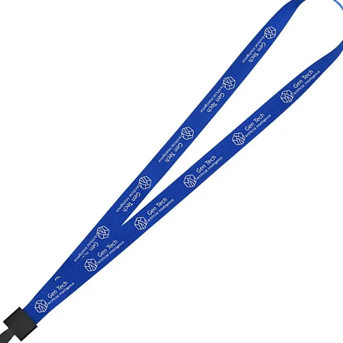 Non-Swivel Polyester Lanyard - 3/4 inch - 32 inches