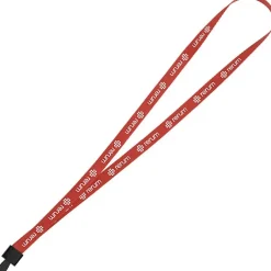 Non-Swivel Polyester Lanyard - 1/2 inch - 32 inches