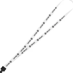 Non-Swivel Polyester Lanyard - 1/2 inch - 32 inches