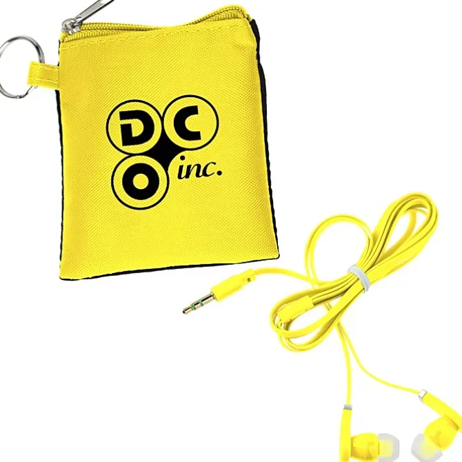 Noodle Earbuds with Pouch