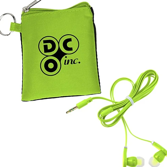 Noodle Earbuds with Pouch