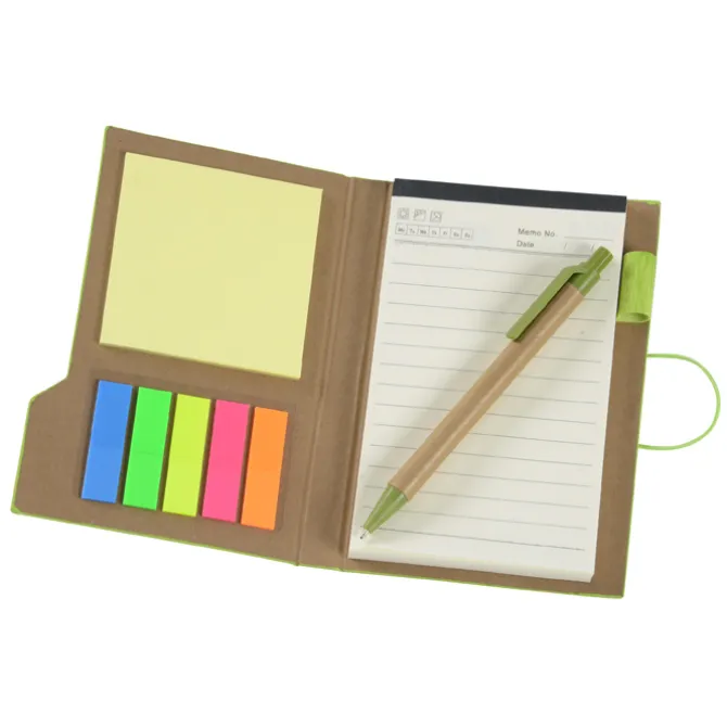 Note Set with Flags and Pen