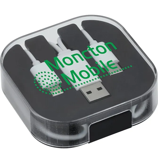 Novi Duo Charging Cable with Phone Stand - USB-C - 24 hr