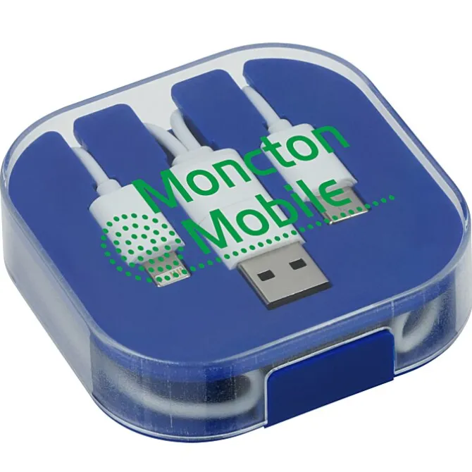 Novi Duo Charging Cable with Phone Stand - USB-C - 24 hr