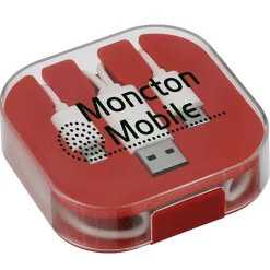 Novi Duo Charging Cable with Phone Stand - USB-C - 24 hr
