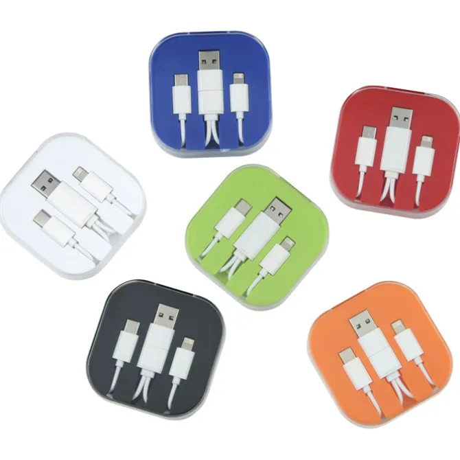 Novi Duo Charging Cable with Phone Stand - USB-C - 24 hr