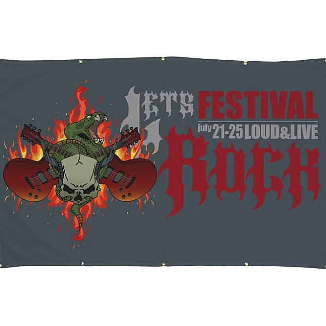 Nylon Event Banner - 5' x 8' - One Sided