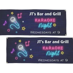 Nylon Event Banner - 2' x 5' - Two Sided