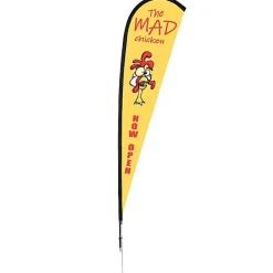 Outdoor Elite Nylon Sail Sign - 11' - One Sided