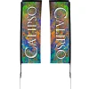 Outdoor Rectangular Sail Sign - 10' - Two Sided
