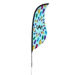 Outdoor Sabre Sail Sign - 9' - One Sided