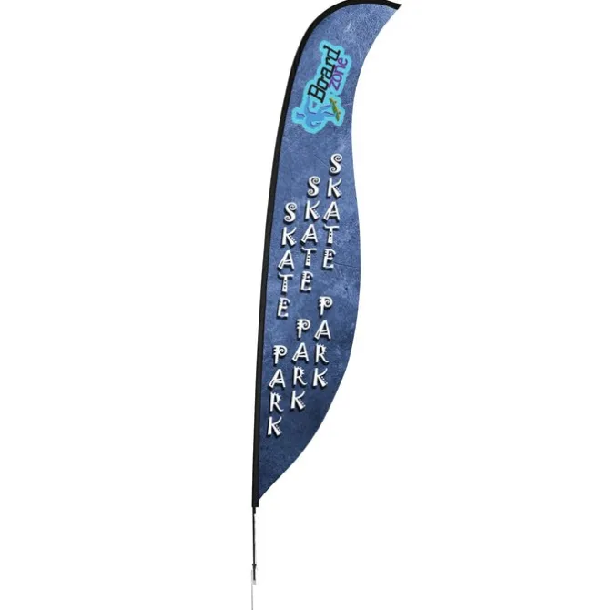 Outdoor Sabre Sail Sign - 17' - One Sided