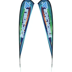 Outdoor Sail Sign - 14' - Two Sided